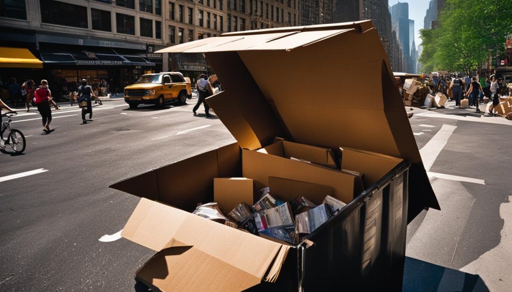 recycle cardboard cartons NYC