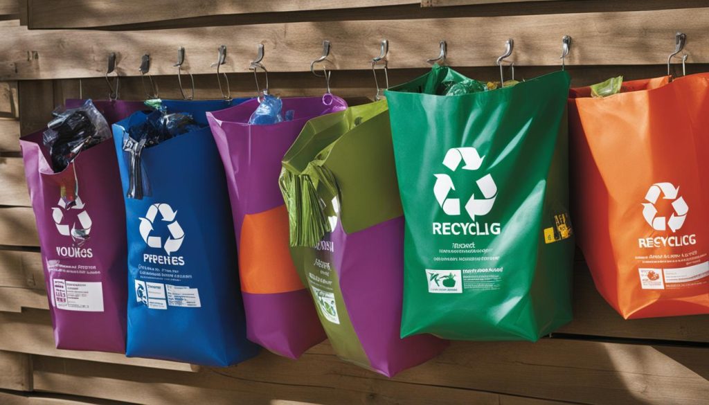 what bags are used for recycling